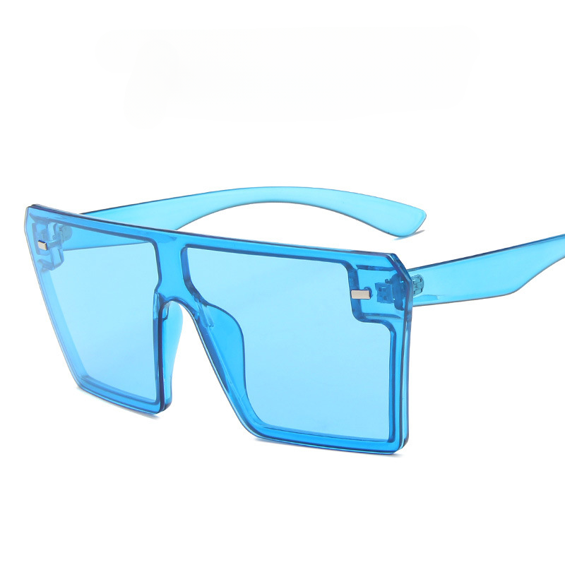 Wholesale PC Rice Nail Square Frame Conjoined Piece Sunglasses